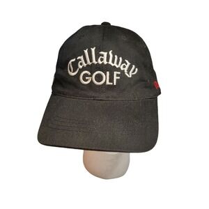 Callaway Golf Adjustable Strap Hat Rule 35 Black White Outdoors Casualwear Cap